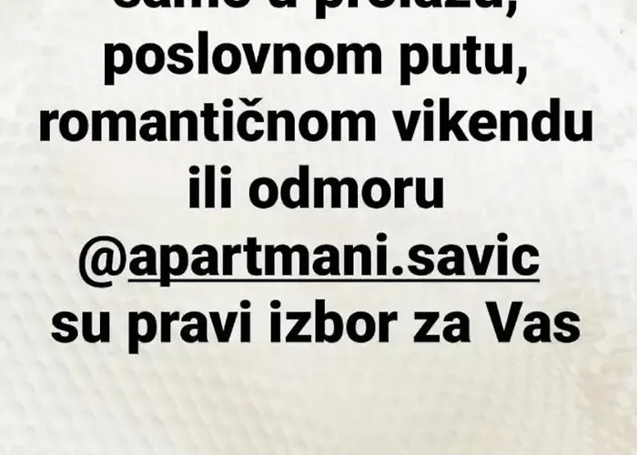 Διαμέρισμα Savic 2 *